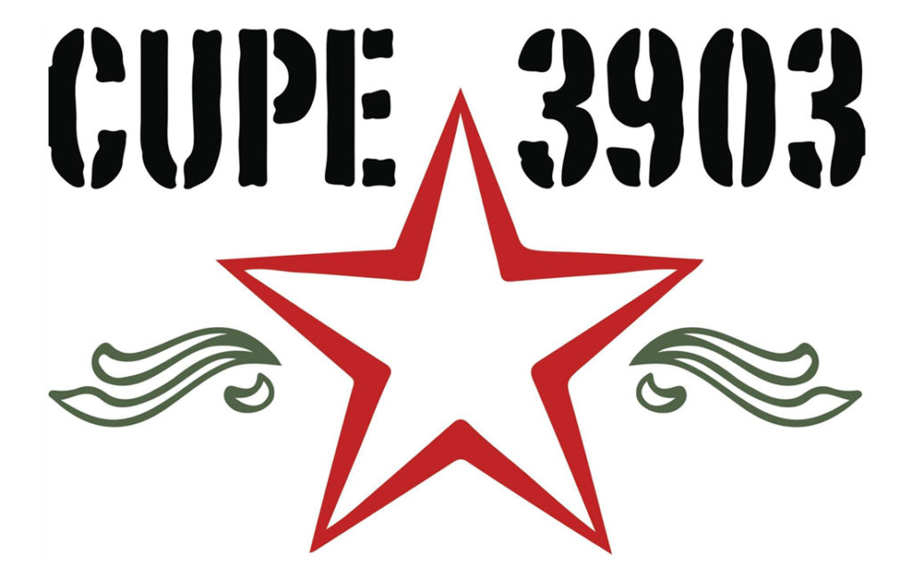 image of the CUPE 3903 logo
