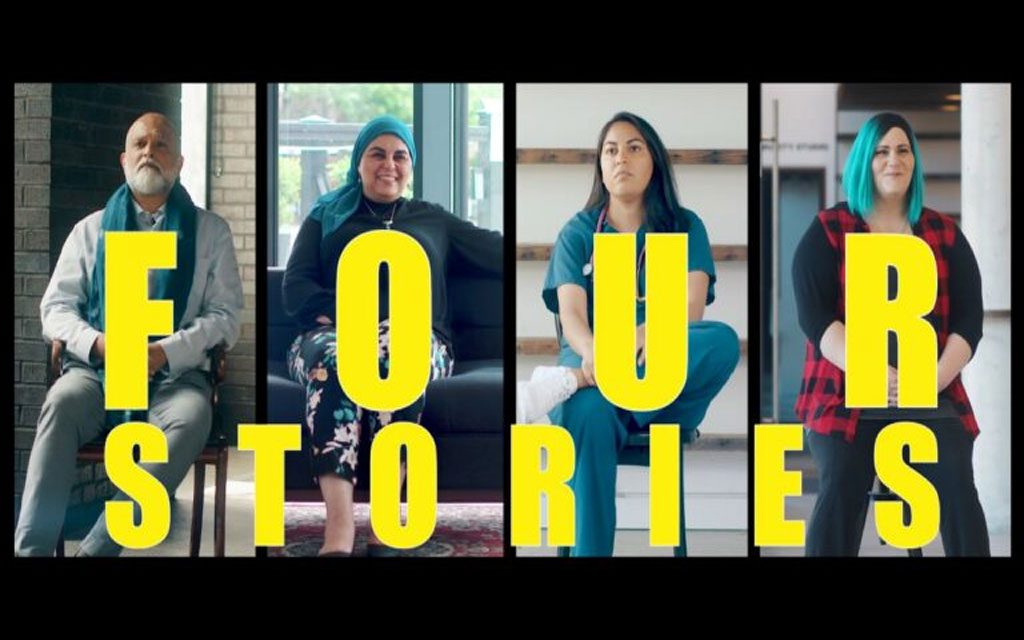 BOUND features four stories told by Zulfikar Hirji, Raina Younes, Dr. Nadiya Vasdani and Cindy Rivers