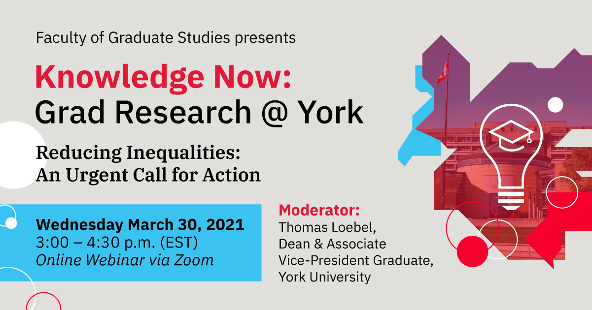 'Knowledge Now' showcases impact of York's graduate scholars | Faculty ...