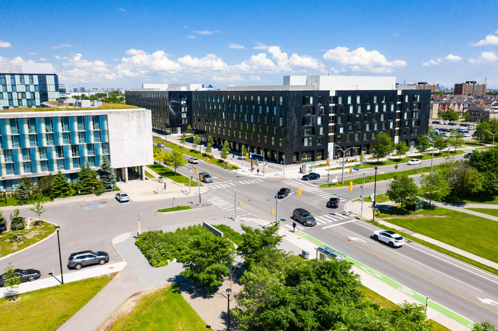 Image of the York Quad and Pond road