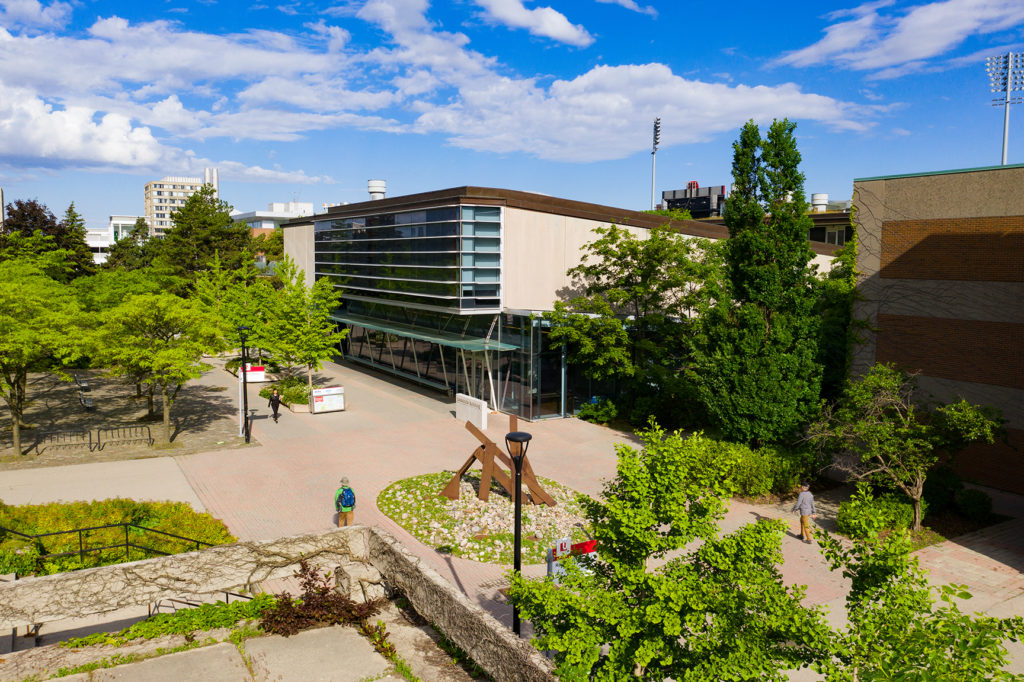 Panoramic view of YorkU buildings