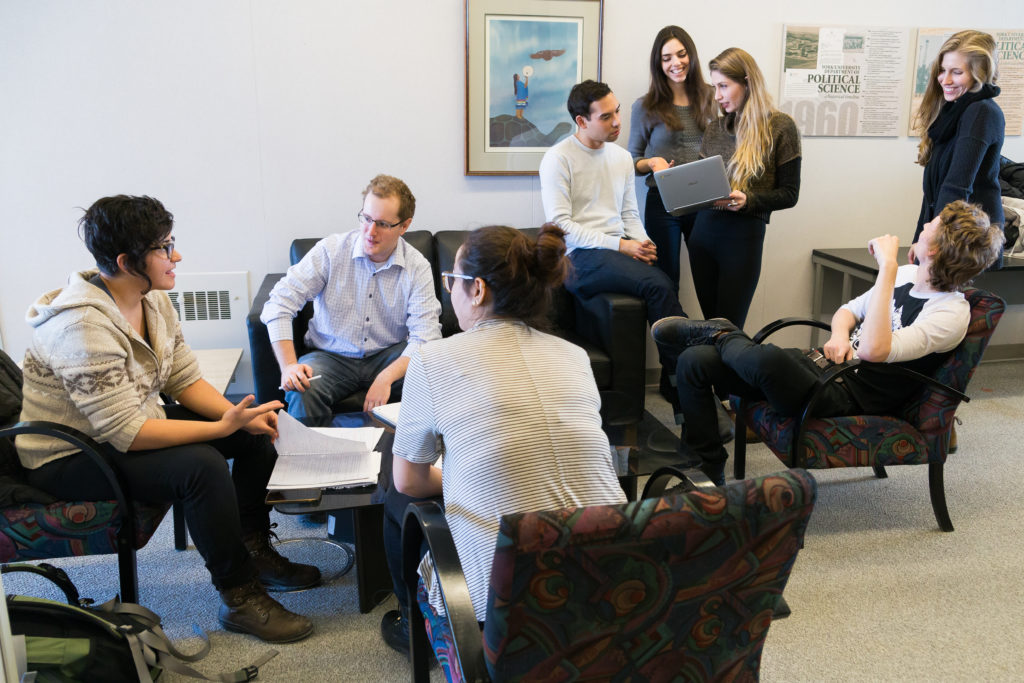 Students chatting