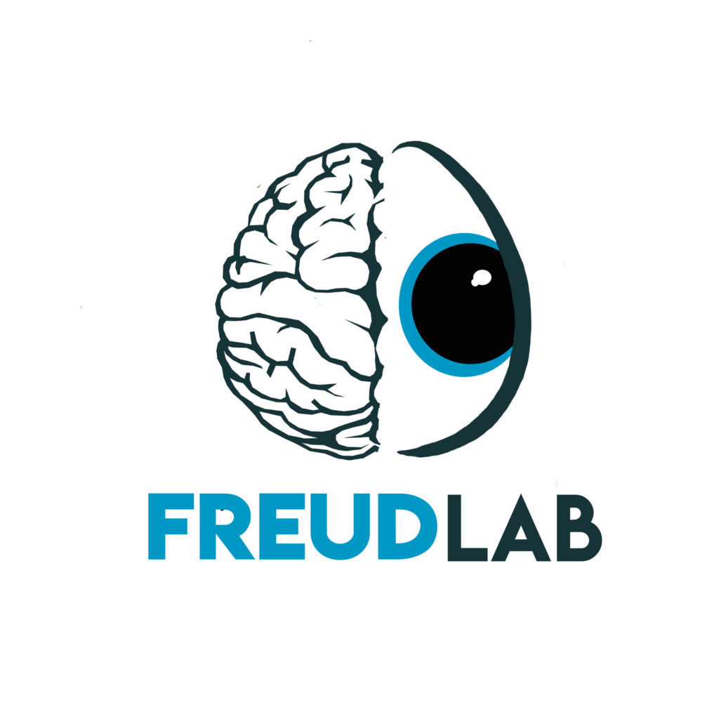 Lab logo. Picture of a brain and an eye