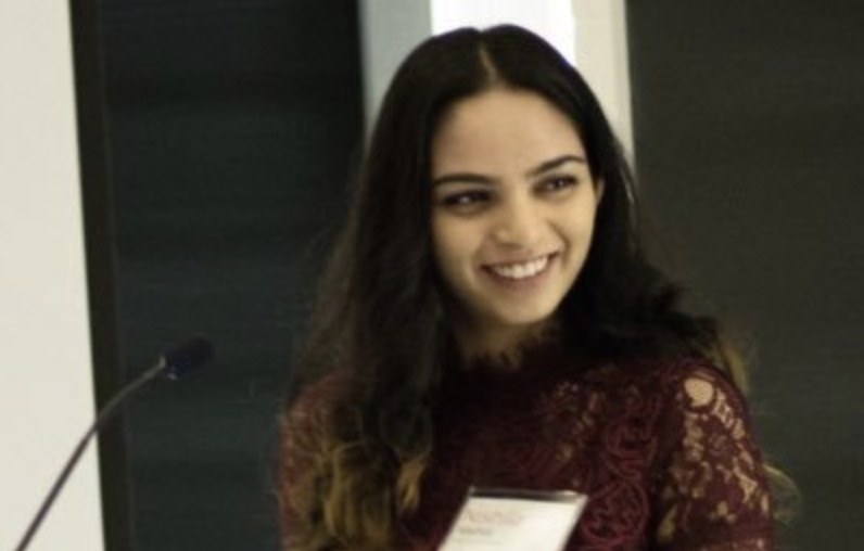 Student Nishila Mehta.