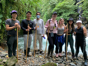 York students in Costa Rica