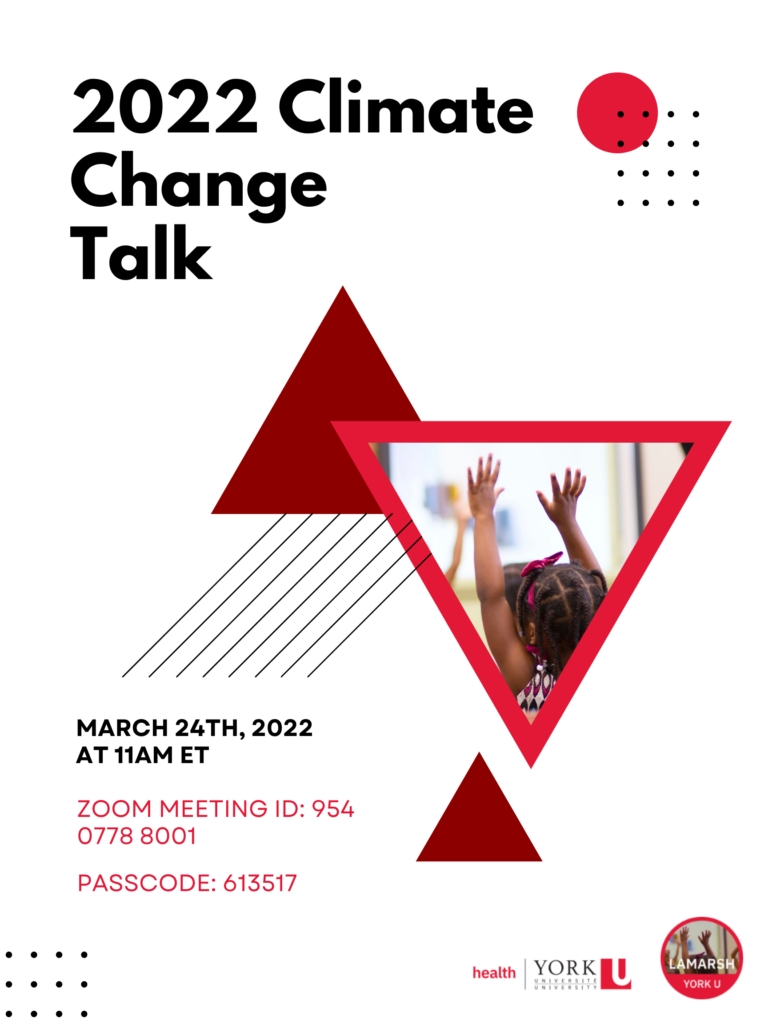 2022 Climate Change Talk

March 24th, 2022 at 11am ET

Zoom meeting ID: 954 0778 8001
Passcode: 613517