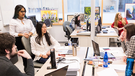 students in computer lab