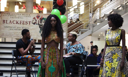 African Students Association performing on event