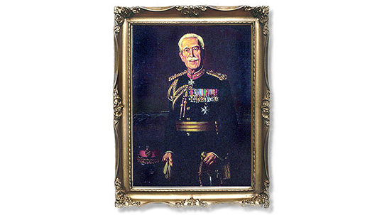 Potrait painting of Georges P. Vanier