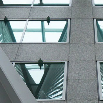 windows on a building