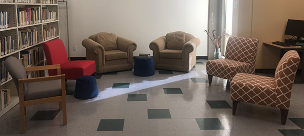 Nellie Langford Library - photo of inside view