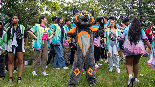 Students at FYE Gets Festive Events