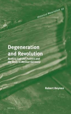 degeneration and revolution book cover