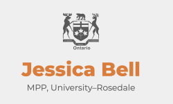 MPP Jessica Bell, University-Rosedale (NDP) logo