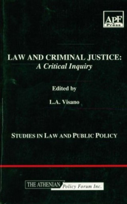 law and criminal justice: a critical inquiry book cover