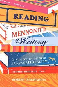 978-0-271-09274-4md_294 A stack of books with tile: Reading Mennonite Writing