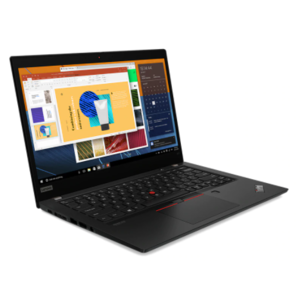 image of an open lenovo ThinkPad X13 Gen 1 laptop