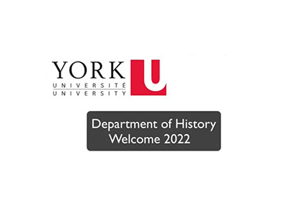 Department of History Welcome 2022