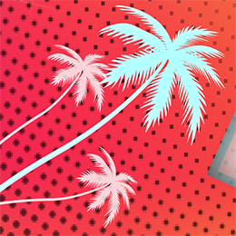 illustration of palm trees