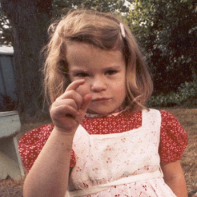 Photo of young Ann Marie Murnaghan