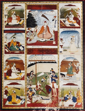 image of Sikh gurus