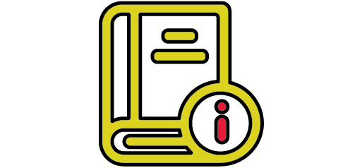 book with information icon