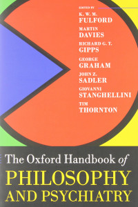 the oxford handbook of philosophy and psychiatry book cover