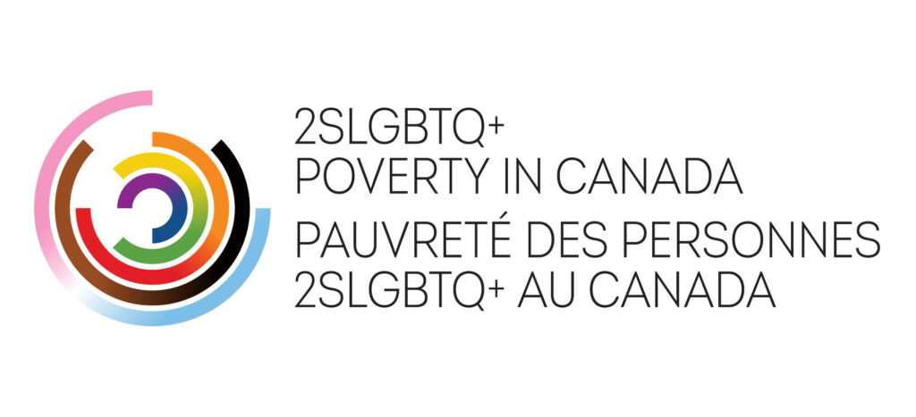2SLGBTQ+ Poverty in Canada Logo Image