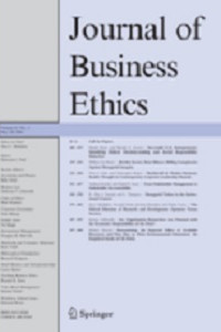 Journal_of_Business_Ethics table of contents screenshot