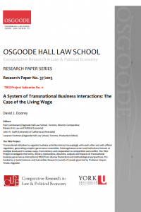 A System of Transnational Business Interactions: The Case of the Living Wage article screenshot