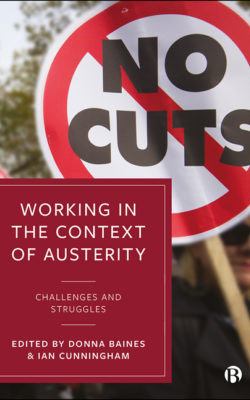 Working in the context of austerity - book cover