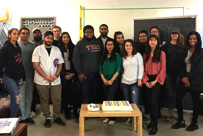 Criminology Society at York University group photo