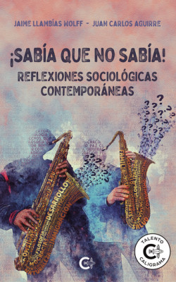 illustration of two people playing saxophones