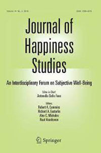 journal of happiness studies book cover