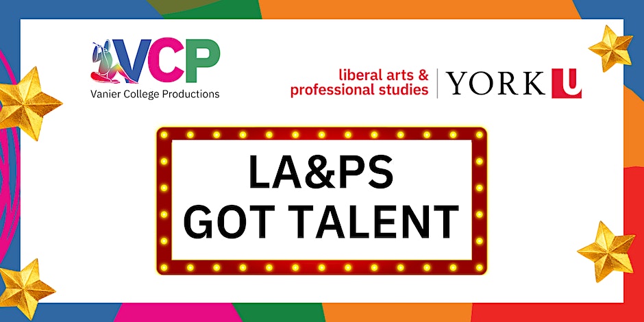 laps got talent poster with VCP and LAPS ogos