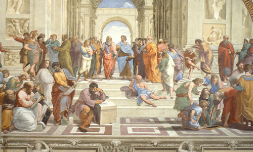 Philosophy school of athens raphael painting