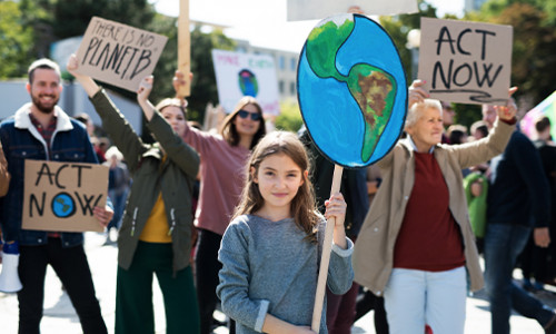 Certificate in Advocacy & Public Engagement climate protest