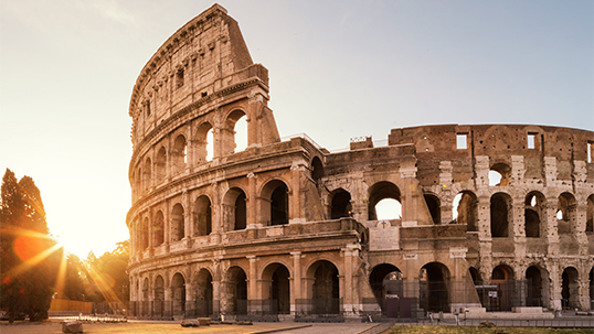 the coliseum in rome