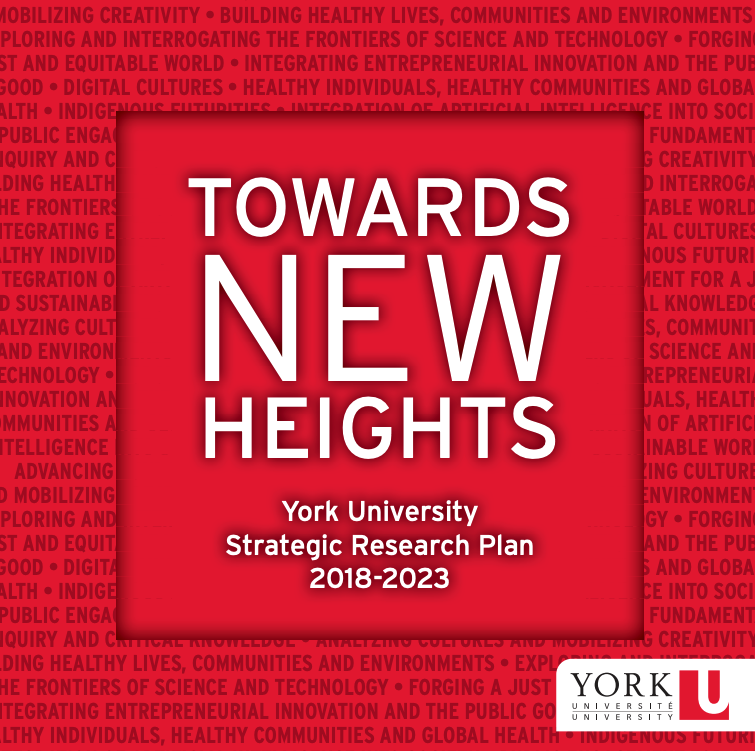 Towards new heights york university strategic research plan 2018 - 2023