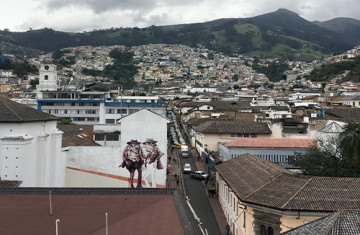 city landscape in Ecuador