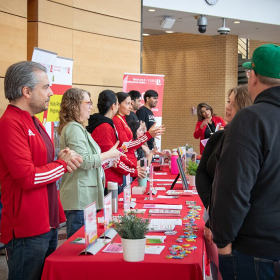 Students and staff at LA&PS orientation