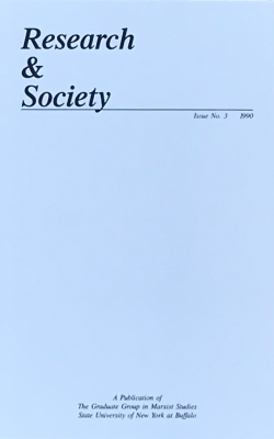Research & Society journal issue 3 cover