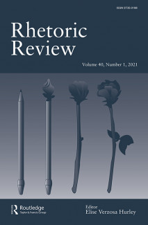 Rhetoric Review journal cover