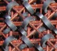 Closeup of an Actual Section of Magnetic Core Memory