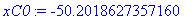 xC0 := -50.2018627357160