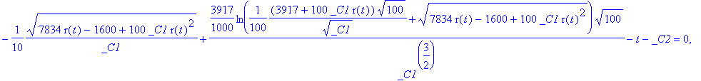 sol_r := -1/10*sqrt(7834*r(t)-1600+100*_C1*r(t)^2)/...