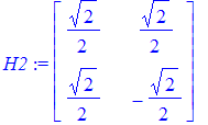 H2 := Matrix(%id = 23411684)