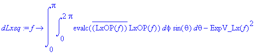 dLxsq := proc (f) options operator, arrow; int(int(...