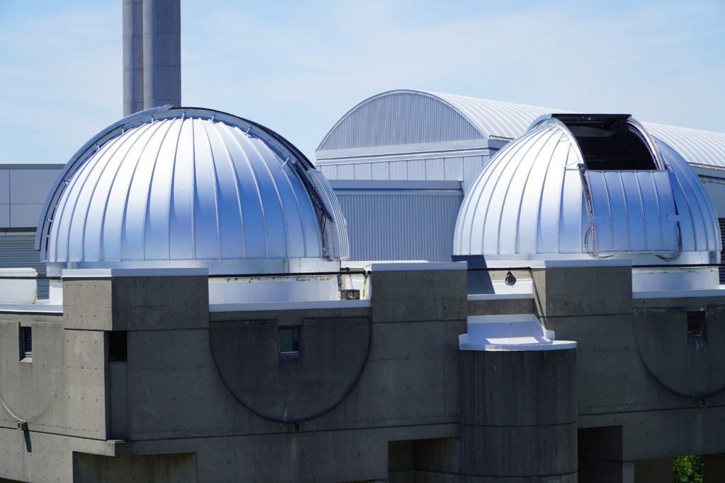 New observatory domes in place