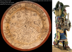 Maya and Aztec Gods of Maize (circa 715 and 1400)